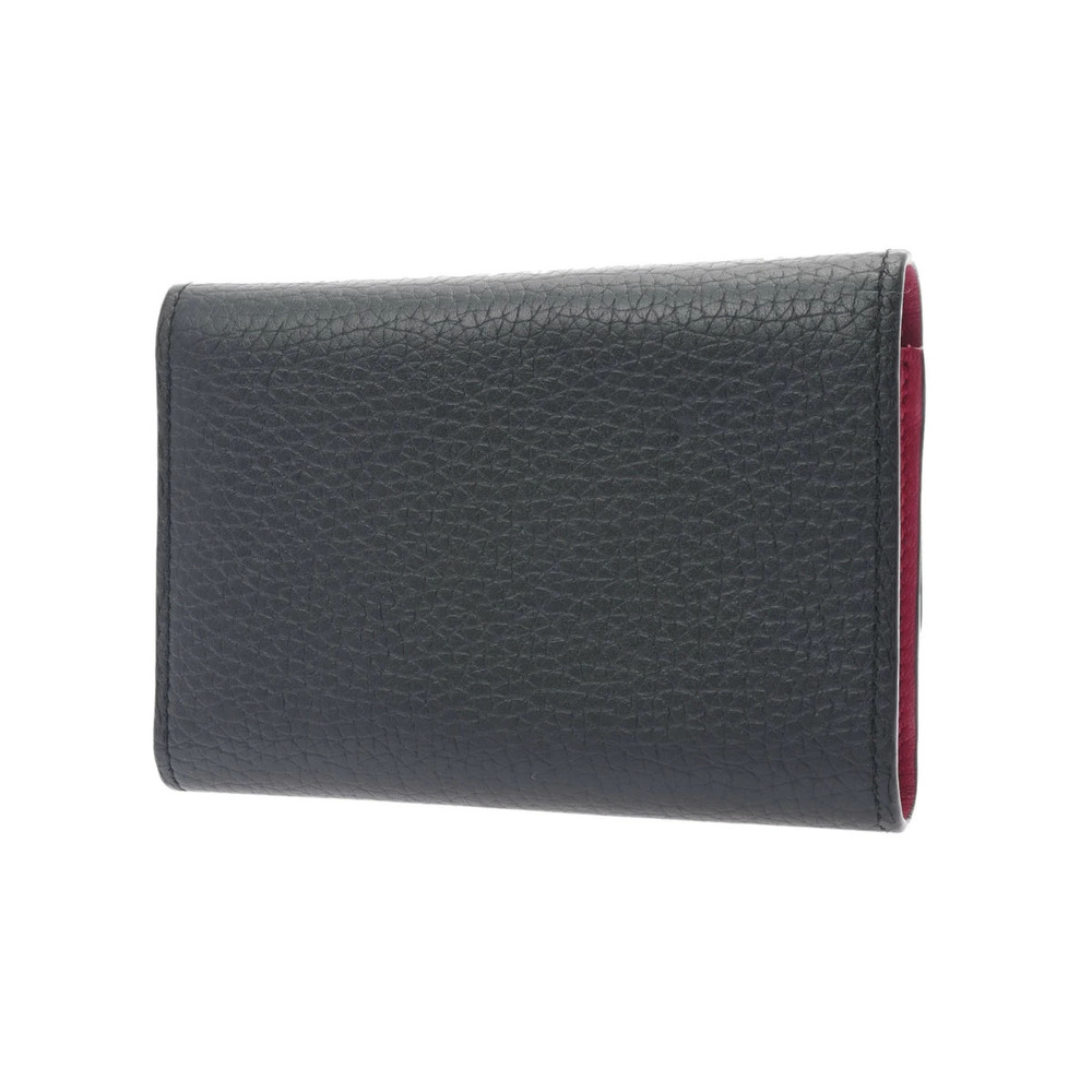 Louis Vuitton Portefeuille Compact Capucines Taurillon Pink Black Hot Noir